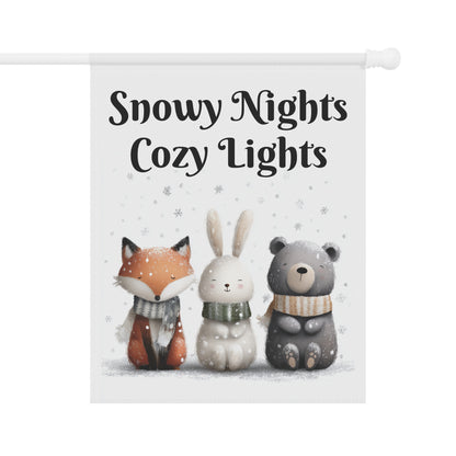 Winter Woodland Garden Flag